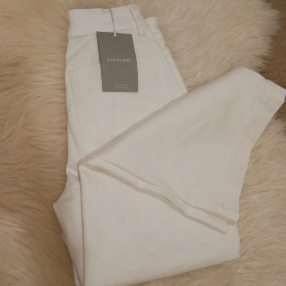 Everlane the wide leg crop pant